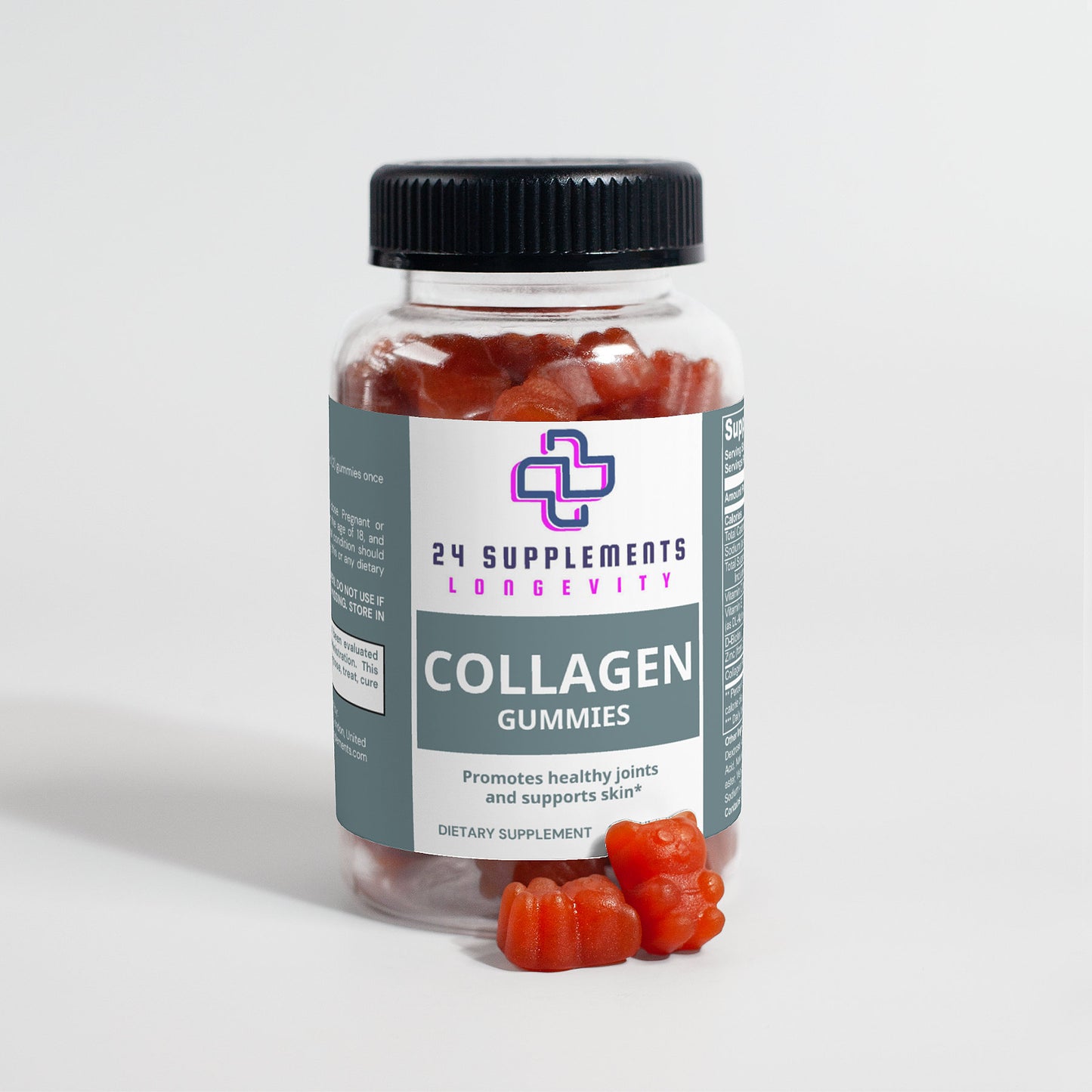 Kollagen-Fruchtgummis (Erwachsene) | Unterstützung für Gelenke, Knochen und Haut