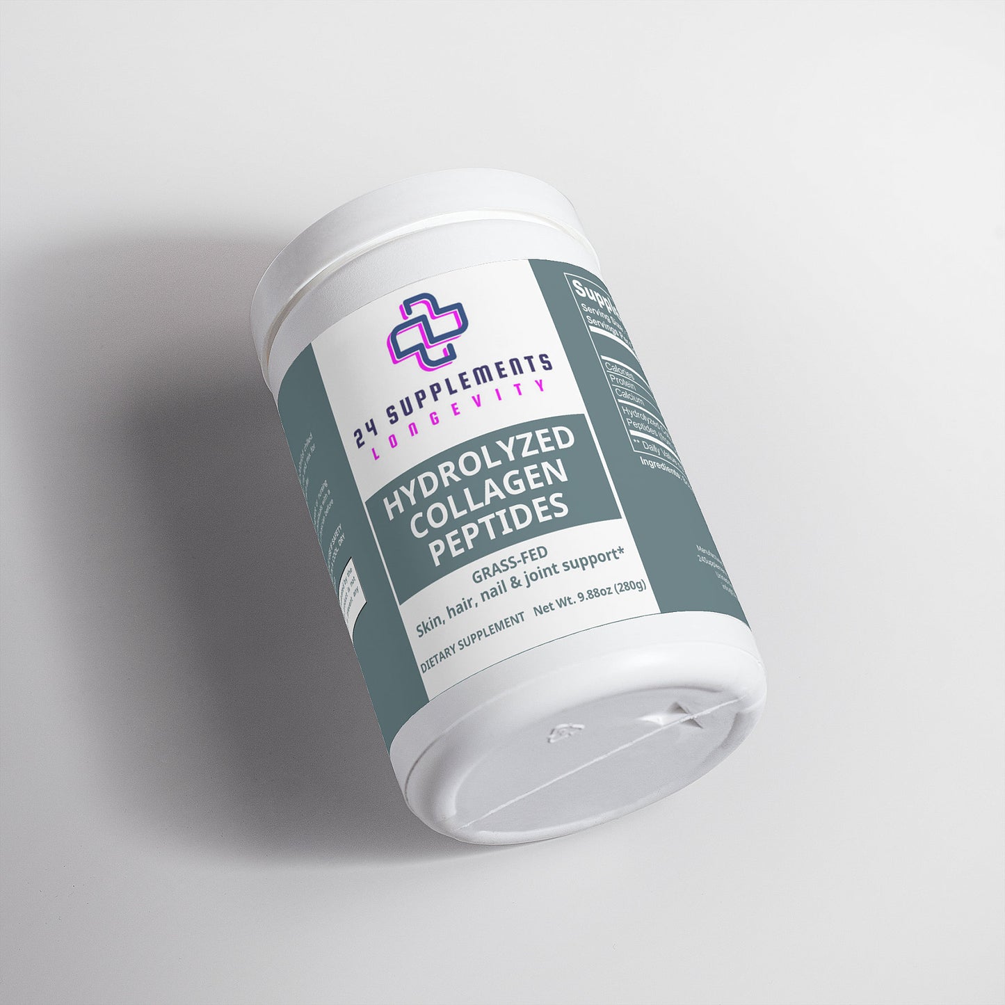 Grass-Fed Hydrolyzed Collagen Peptides – Bone, Joint & Skin Support