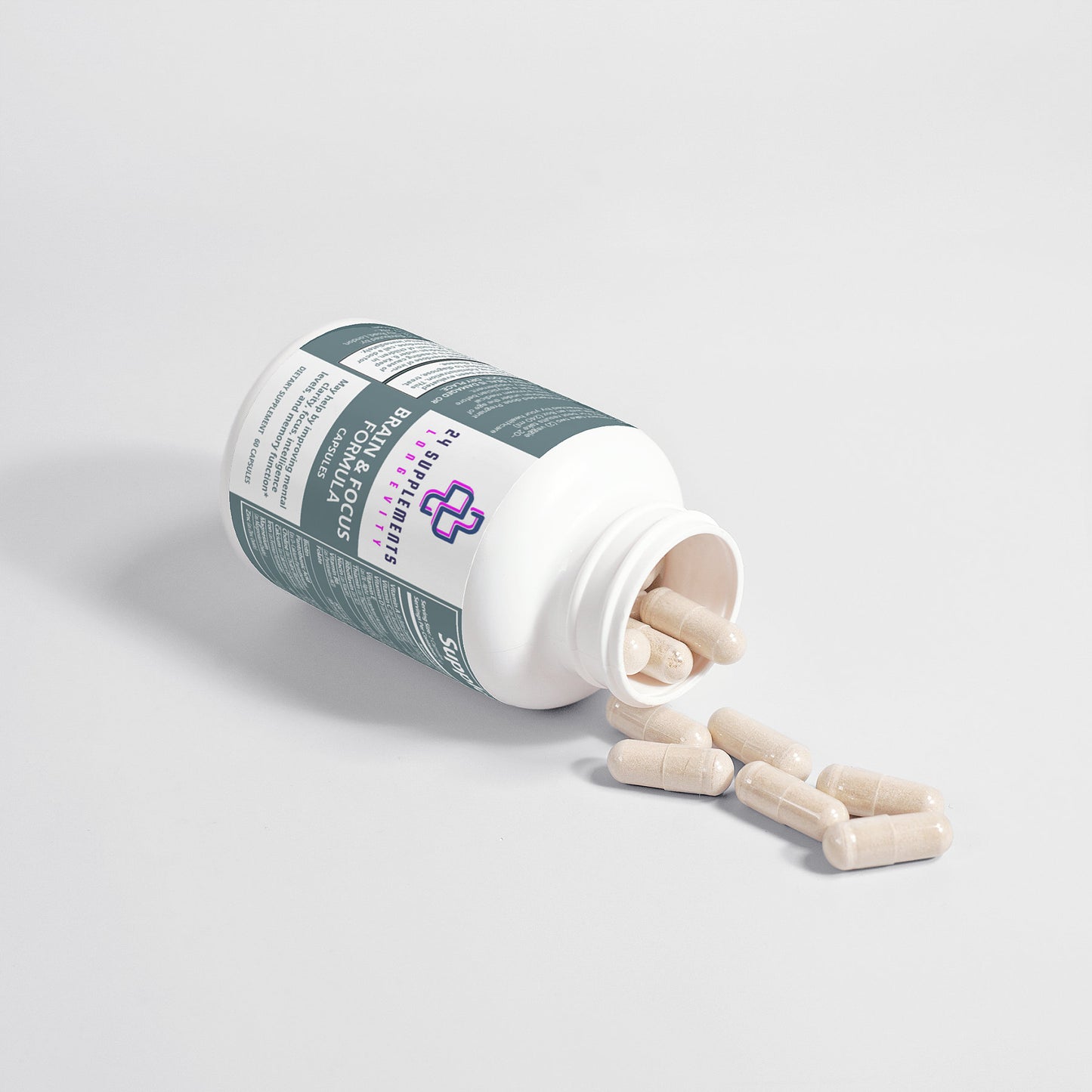 Brain & Focus Formula with DMAE, DHA & GABA | Advanced Neuroactivity Support