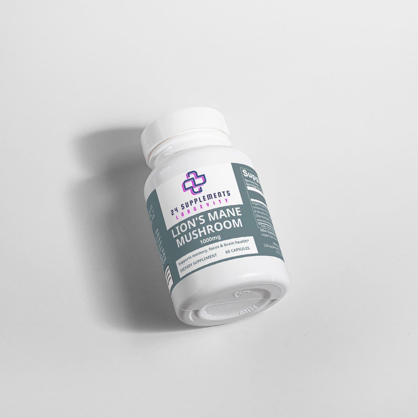 Bio-Lions Mane-Pilzkapseln – Konzentrations- und Energieunterstützung | 24Supplements