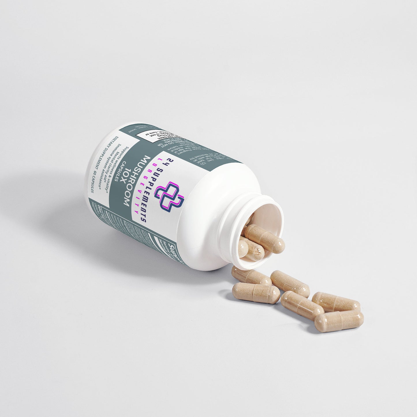 Mushroom Complex 10 X – Unterstützung von kognitiven Fähigkeiten, Energie und Immunsystem