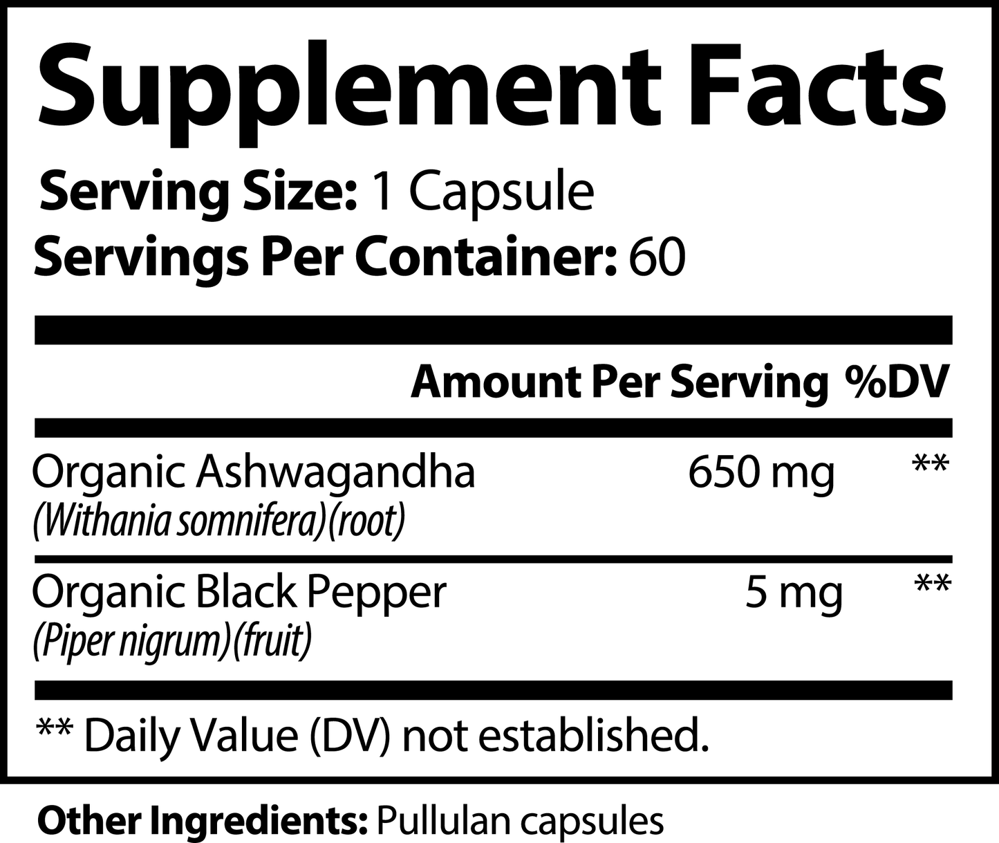 Ashwagandha Capsules – Stress, Sleep & Hormonal Support