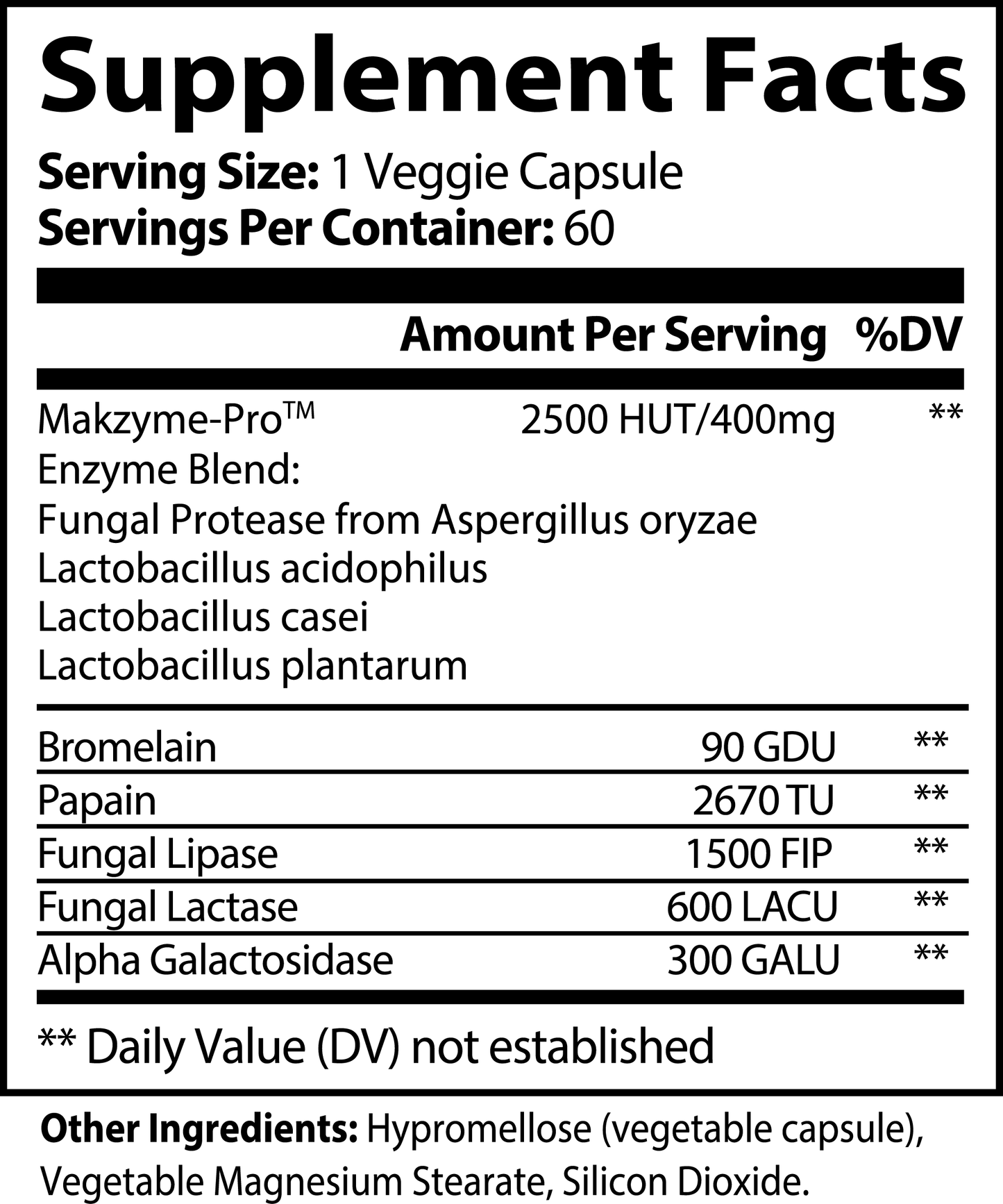 Digestive Enzyme Pro Blend – Verbesserte Nährstoffaufnahme