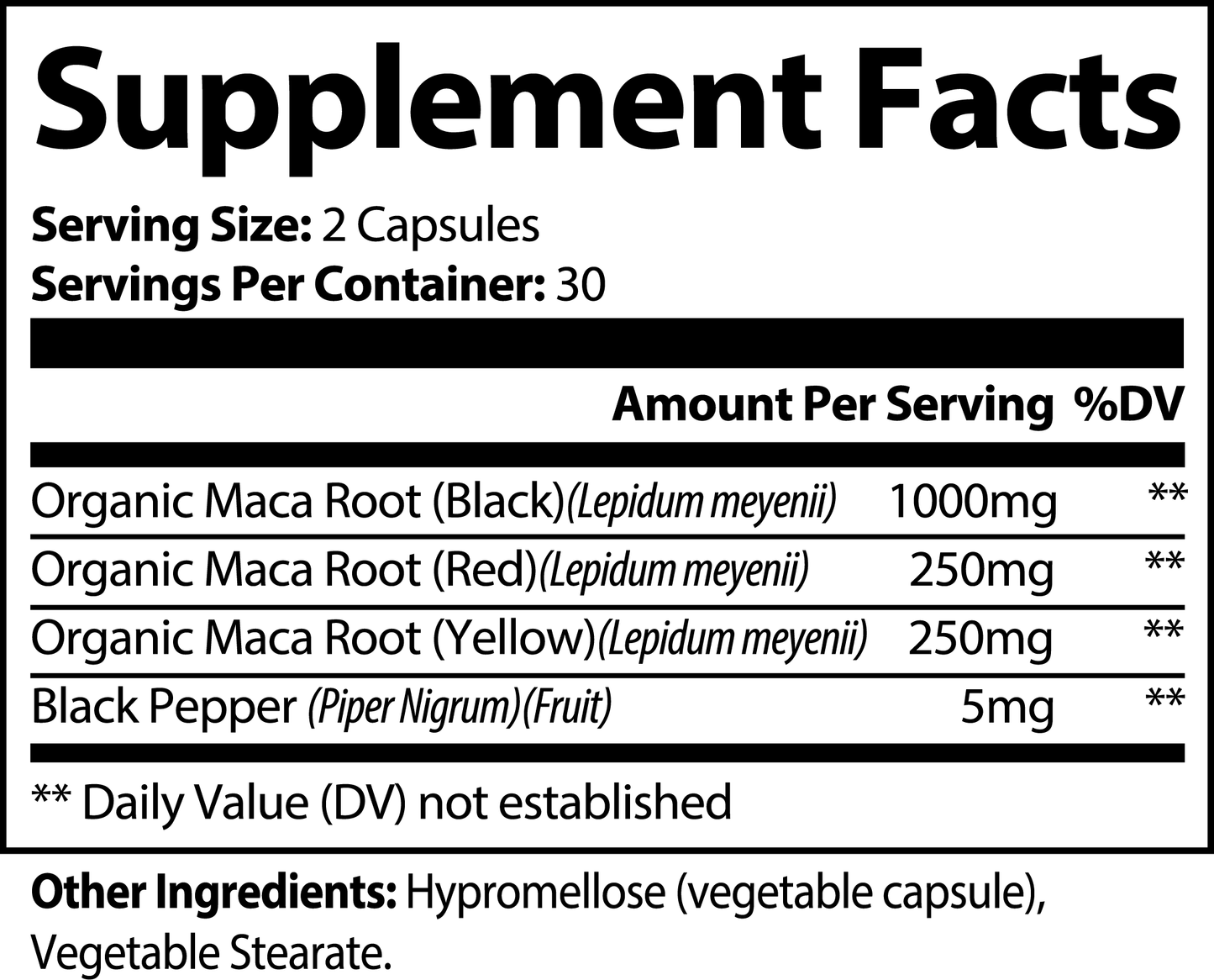 Maca Plus – Comprehensive Maca Blend for Energy & Hormonal Support