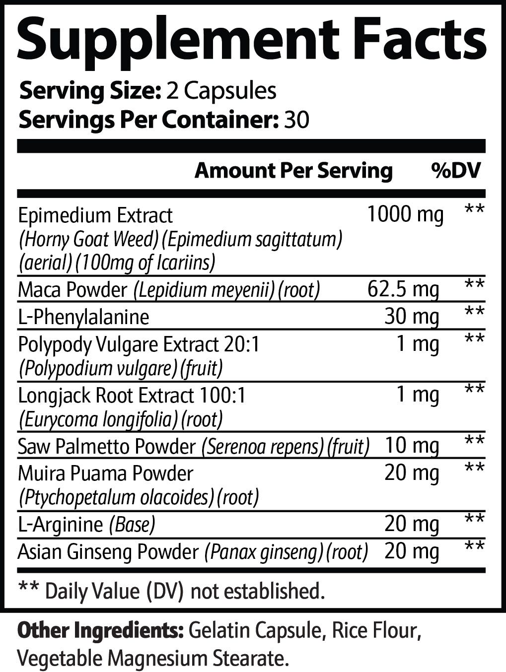 Horny Goat Weed Blend – Energy & Vitality | 24Supplements
