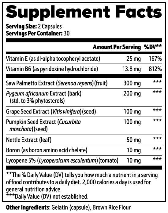 Prostate Support Supplement – Men’s Prostate & Urinary Wellness