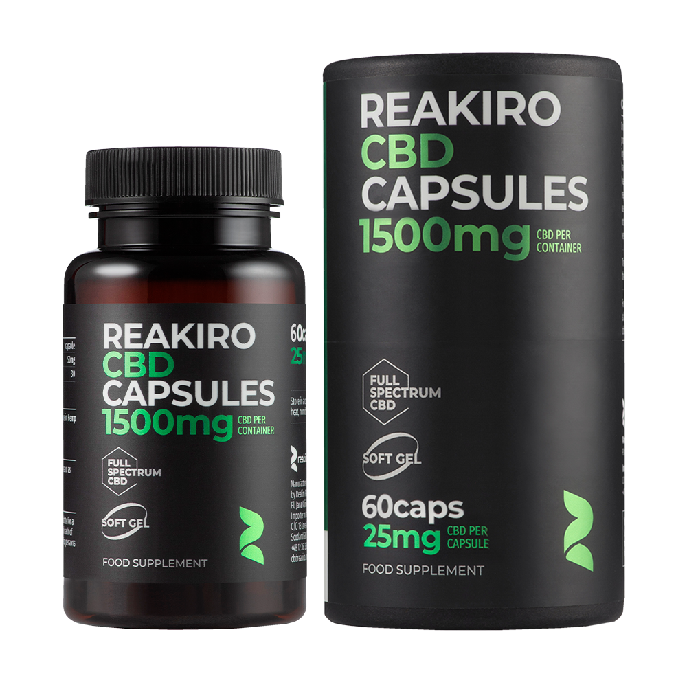 CBD Gel Capsules 1500 mg - Full Spectrum.