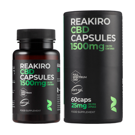 CBD Gel Capsules 1500 mg - Full Spectrum.