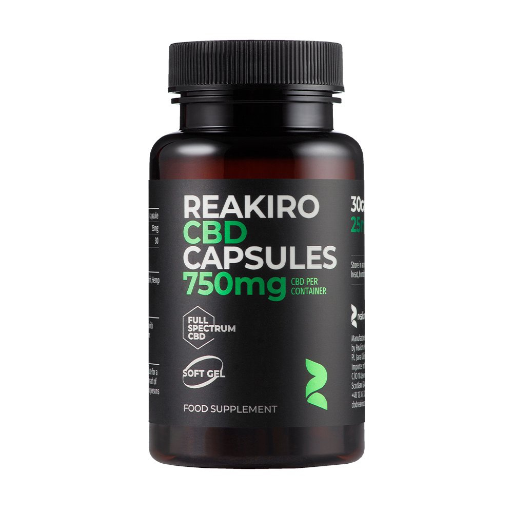 CBD Gel Capsules 750mg - Full Spectrum.