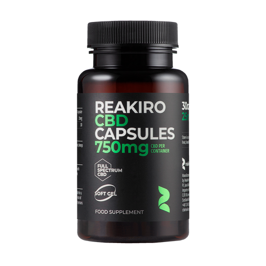 CBD Gel Capsules 750mg - Full Spectrum.