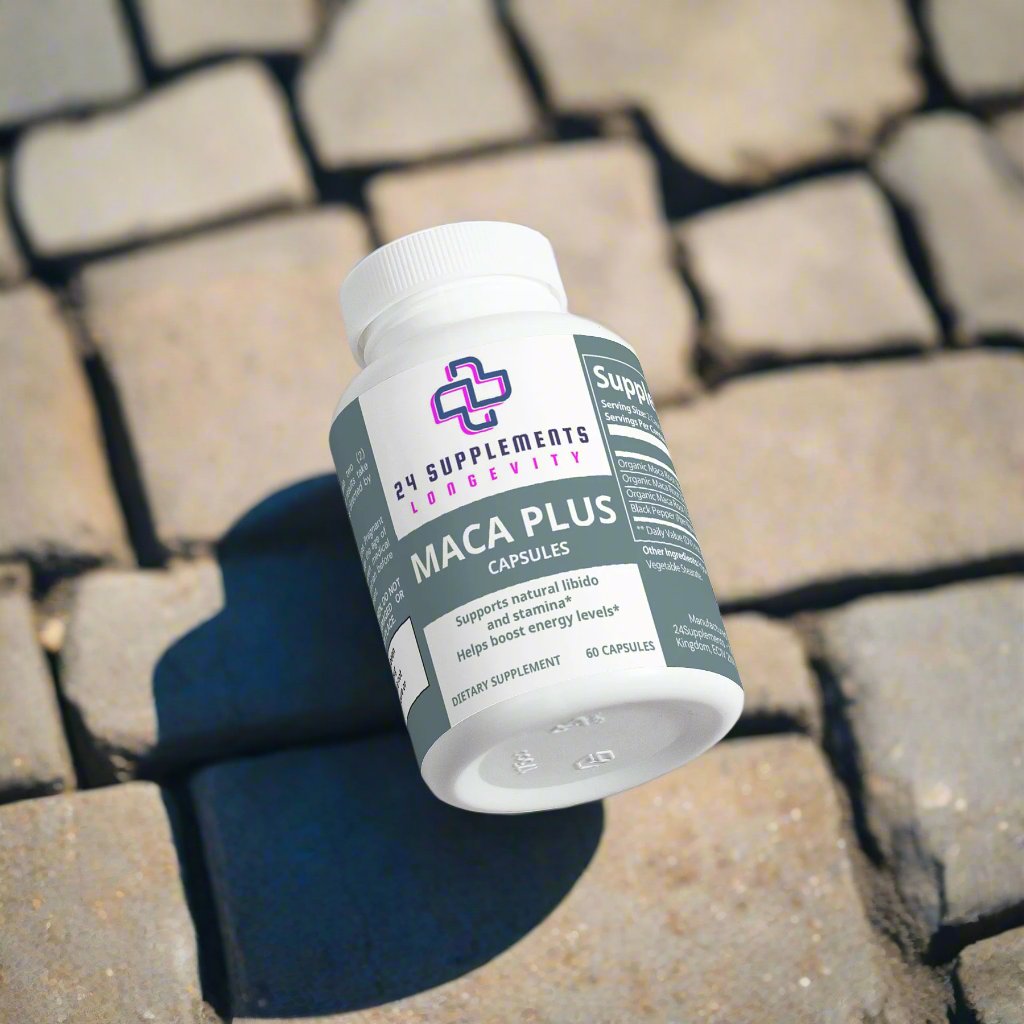 Maca Plus | Libido and Stamina Support  Jar | 24Supplements
