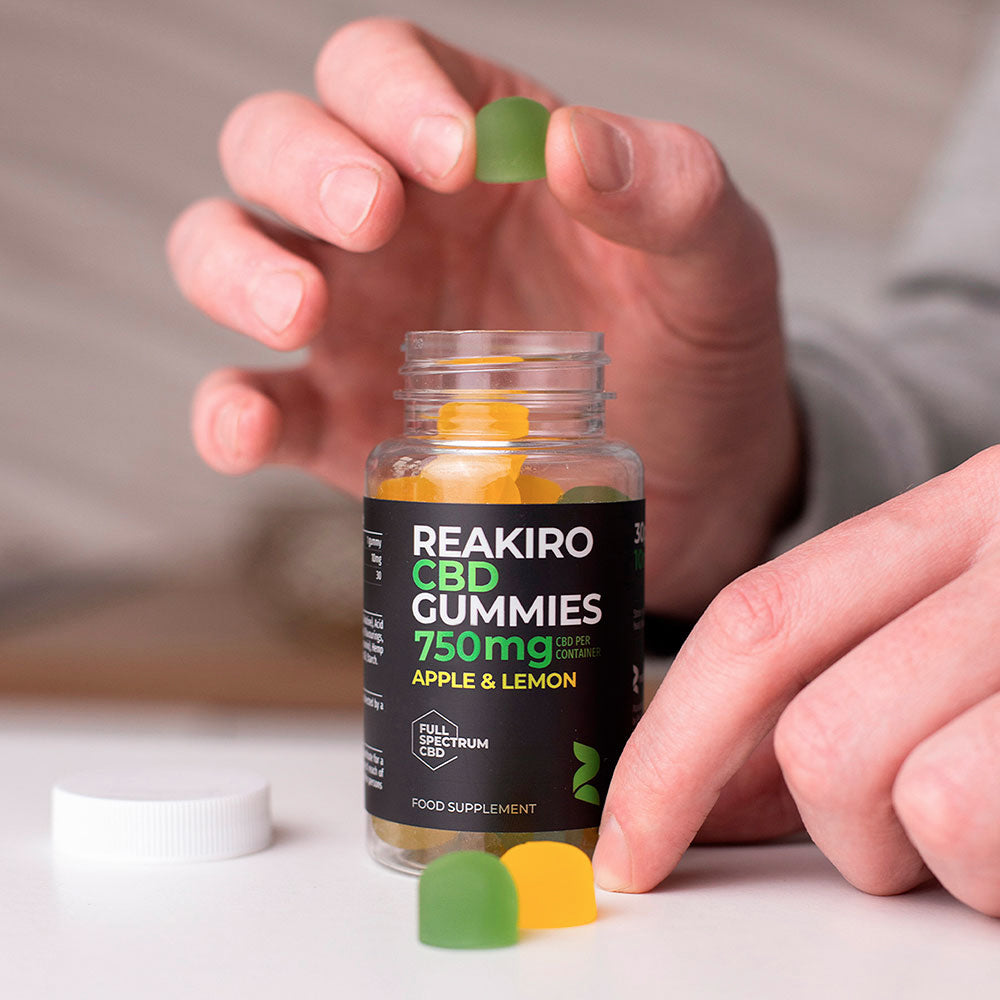 CBD Gummies 750 mg - Apple & Lemon.