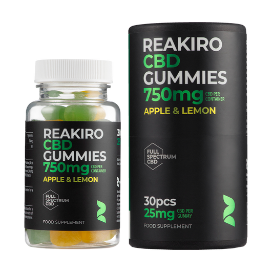 CBD Gummies 750 mg - Apple & Lemon.