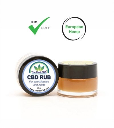 CBD Rub 4% - Natural Pain Relief Balm for Muscle Aches & Inflammation I 24 Supplements