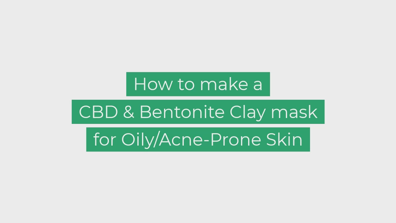 CBD Bentonite Clay Skin Mask – Detoxify & Rejuvenate Your Skin.