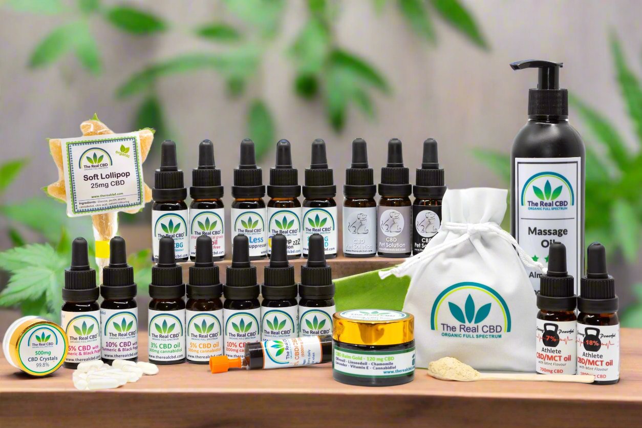 The Real CBD products - European-made, lab-tested CBD oils, capsules, and cosmetics I 24Supplements