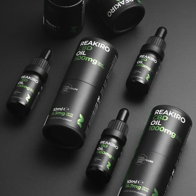 Reakiro CBD products - European-made, lab-tested CBD oils, capsules, and skincare I 24Supplements