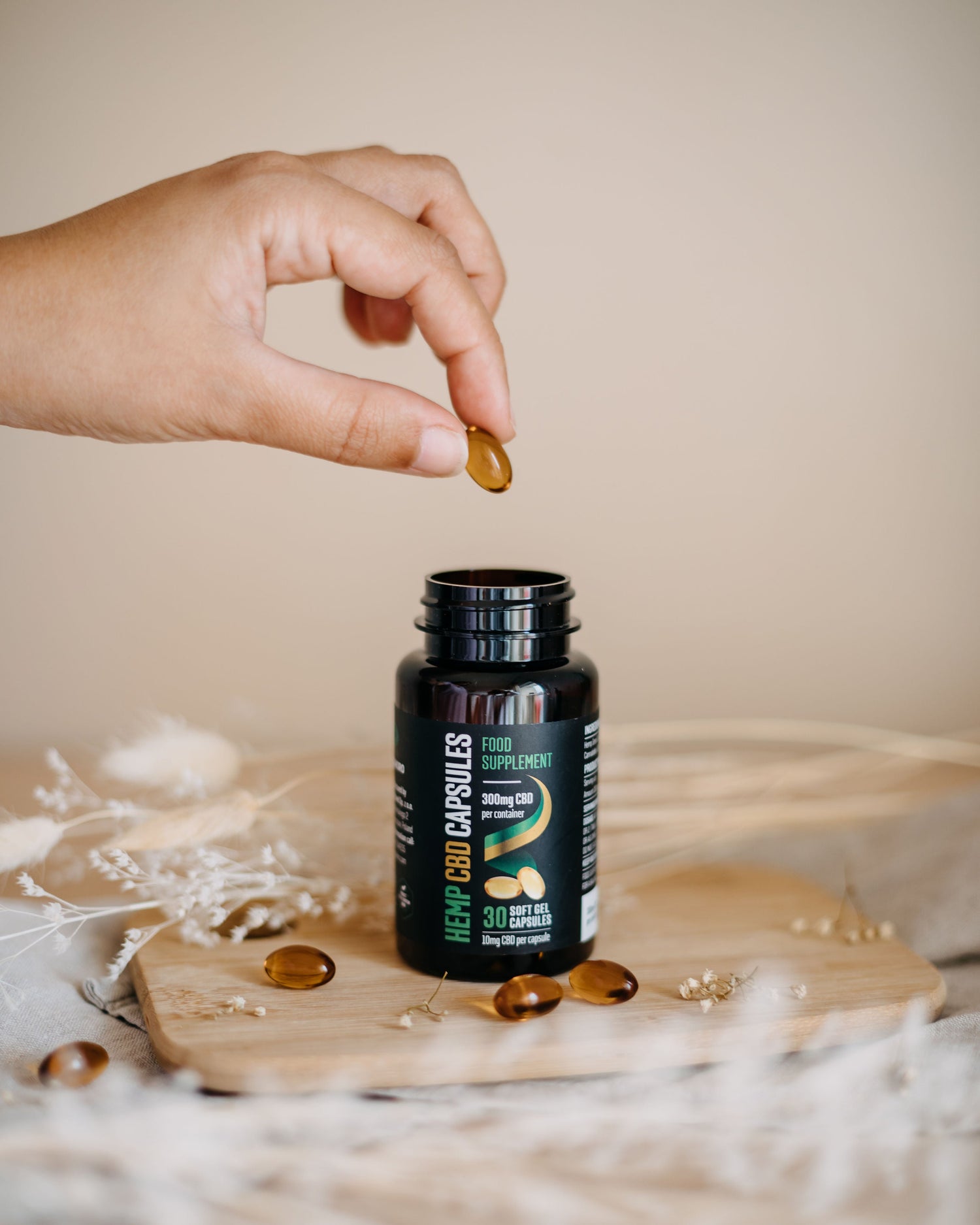 Premium CBD capsules from Swiss and EU brands - full-spectrum and broad-spectrum CBD options for convenient and precise dosing