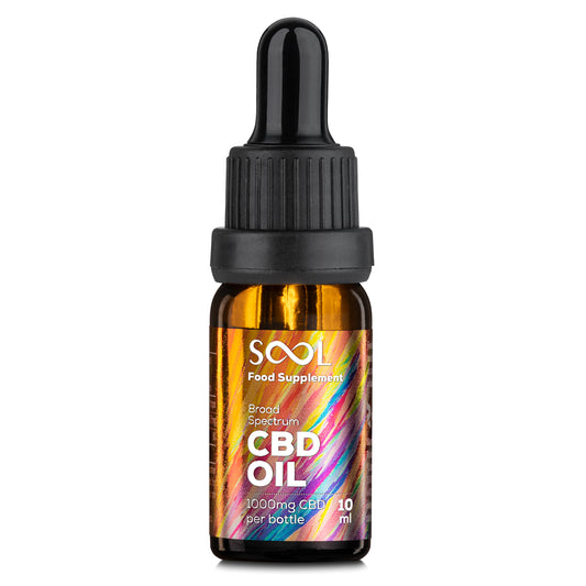 Broad Spectrum CBD Oil 1000mg | THC-free CBD oil for daily wellness at 24Supplements.