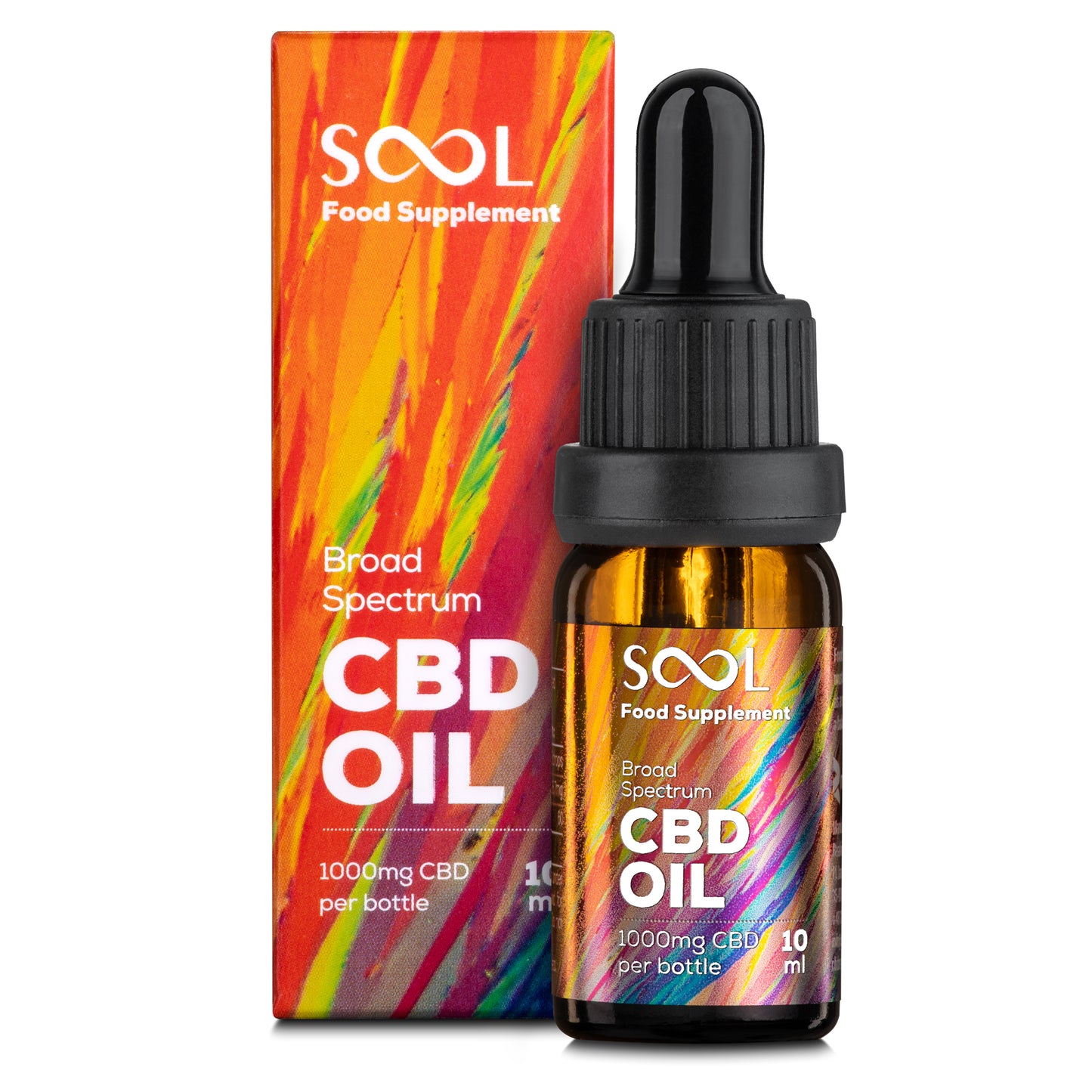 Broad Spectrum CBD Oil 1000mg | THC-free CBD oil for daily wellness at 24Supplements.