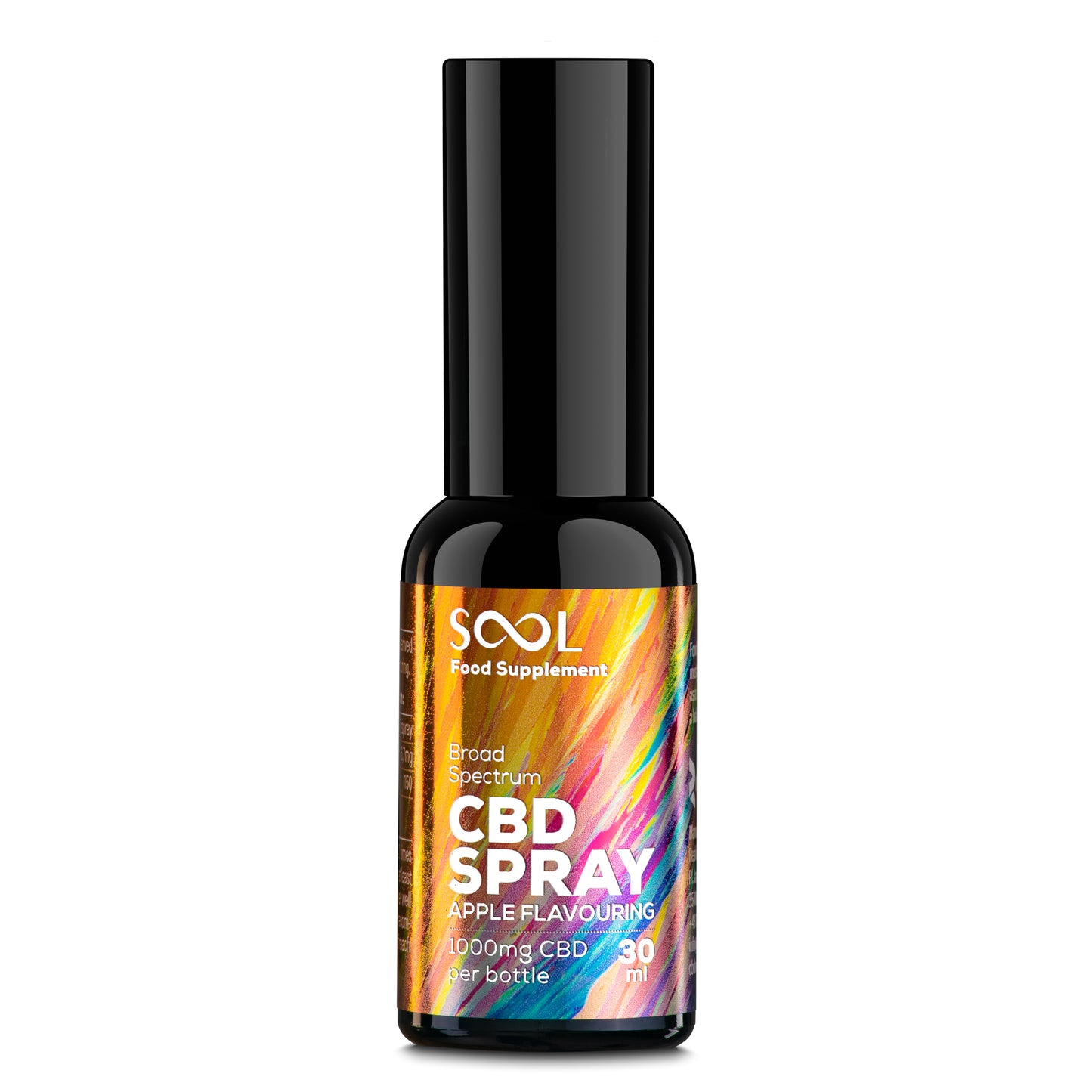 Broad Spectrum CBD Spray 1000mg Apple Flavor | Swiss-made CBD spray for wellness at 24Supplements.