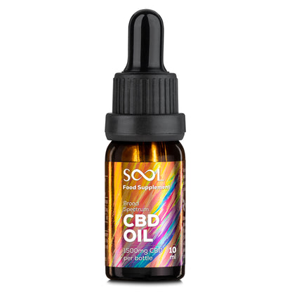 Broad Spectrum CBD Oil 1500mg | THC-free premium CBD oil for wellness at 24Supplements.