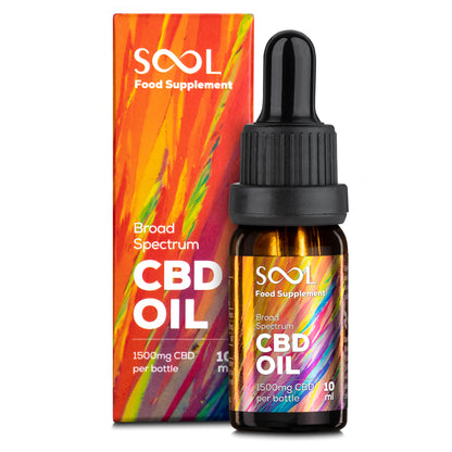 Broad Spectrum CBD Oil 1500mg | THC-free premium CBD oil for wellness at 24Supplements.