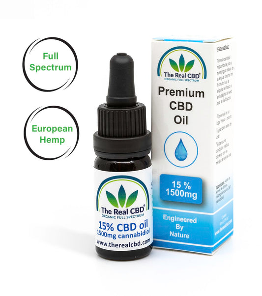 15% CBD Oil THC-Free 1500mg | High-potency CBD oil without THC for natural wellness at 24Supplements.