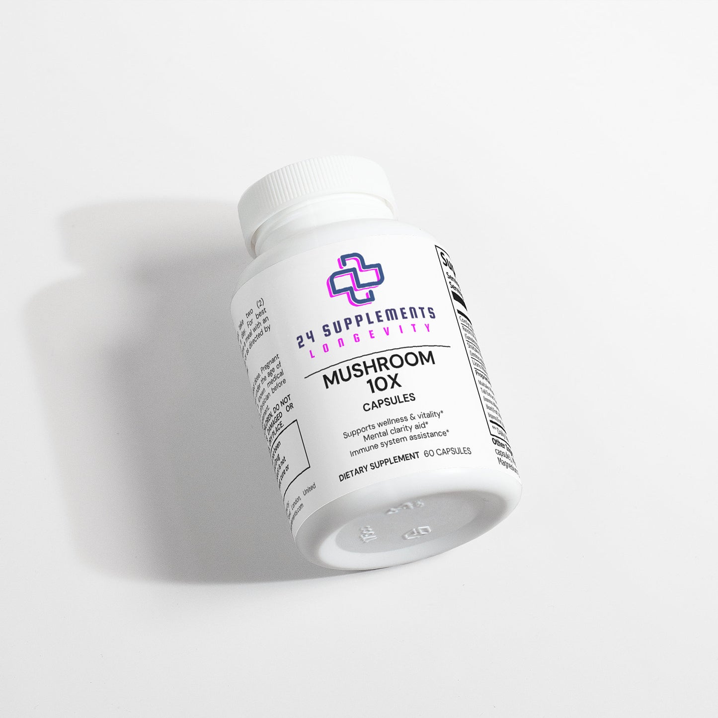 Mushroom Complex 10X – Comprehensive Wellness Support | 24Supplements