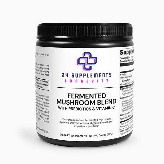 Fermented Mushroom Blend – Immune & Digestive Health Support