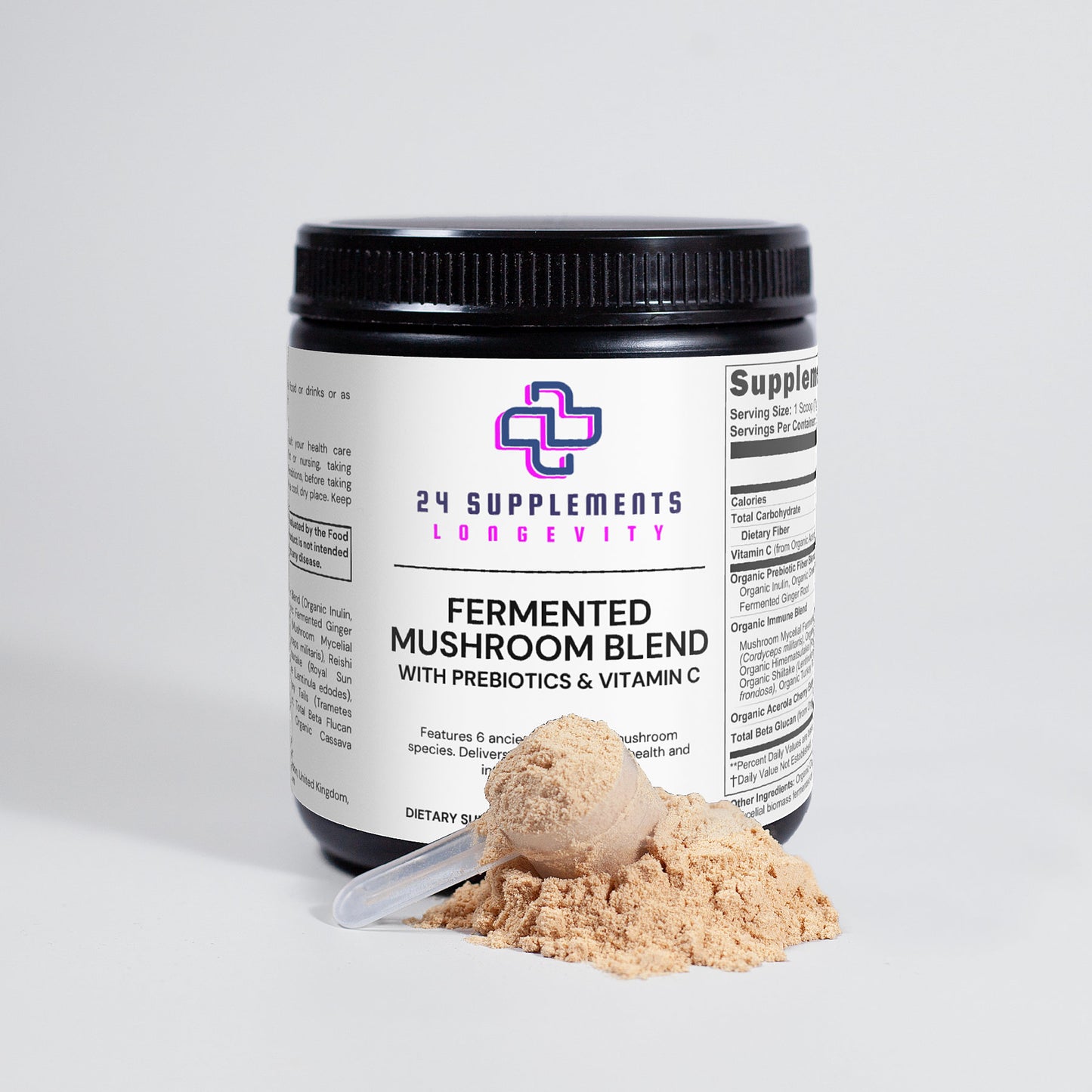 Fermented Mushroom Blend – Immune & Digestive Health Support