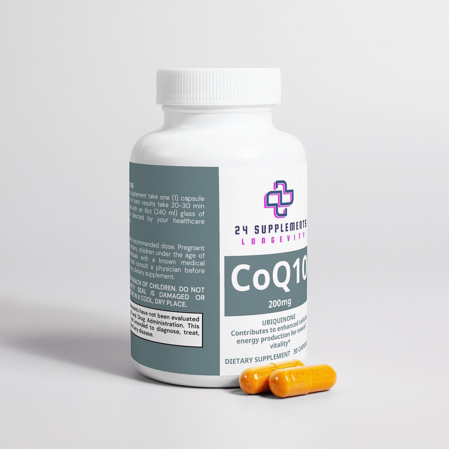 CoQ10 Ubiquinone - Boosts Energy & Supports Heart Health