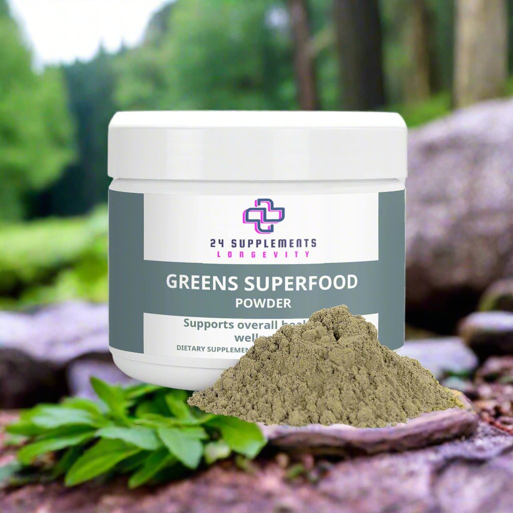 Greens Superfood Powder I 24Supplements