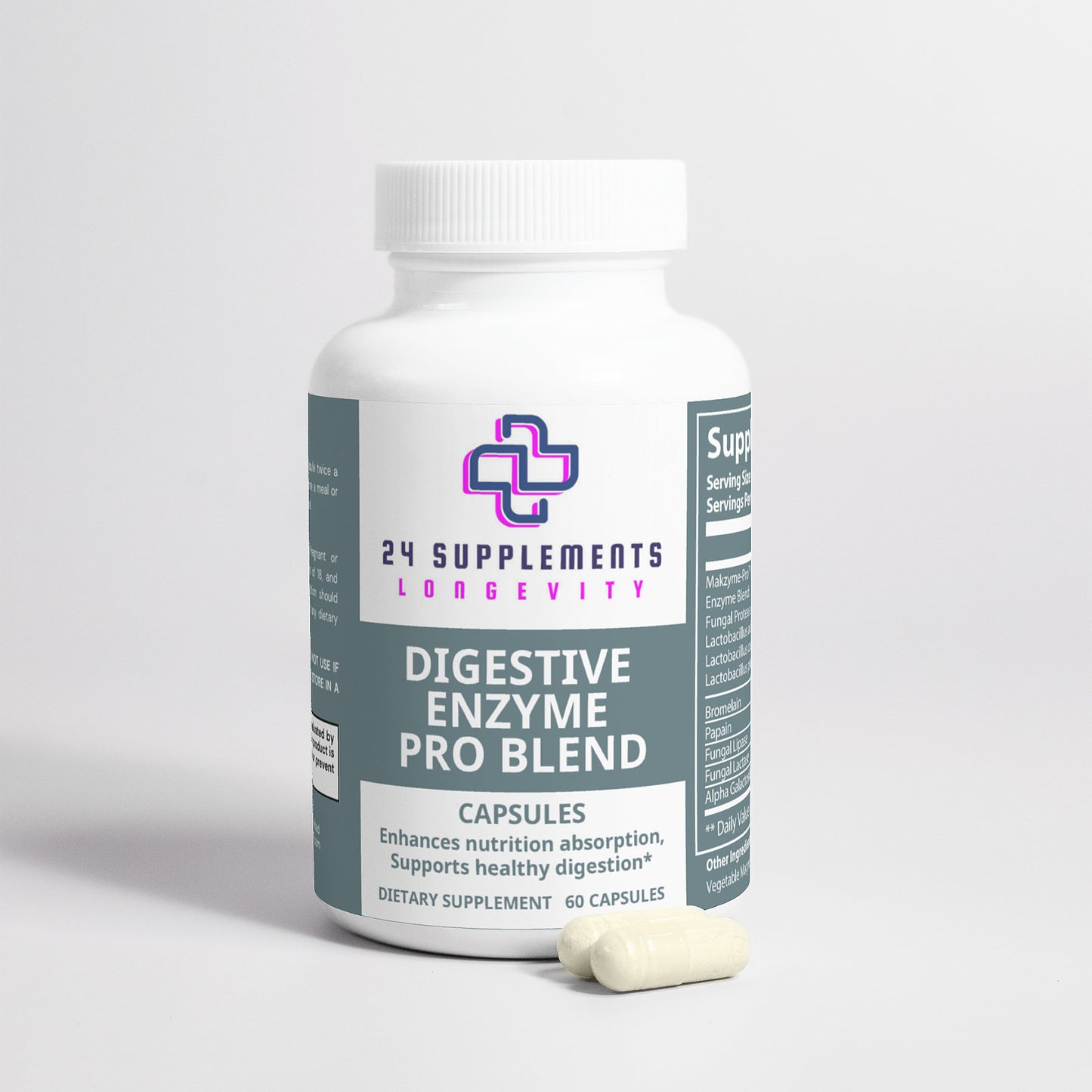 Digestive Enzyme Pro Blend – Verbesserte Nährstoffaufnahme 