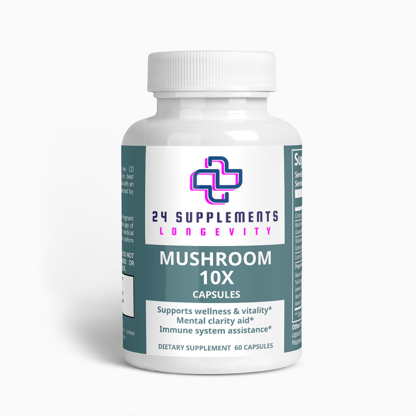 Mushroom Complex 10 X – Unterstützung von kognitiven Fähigkeiten, Energie und Immunsystem