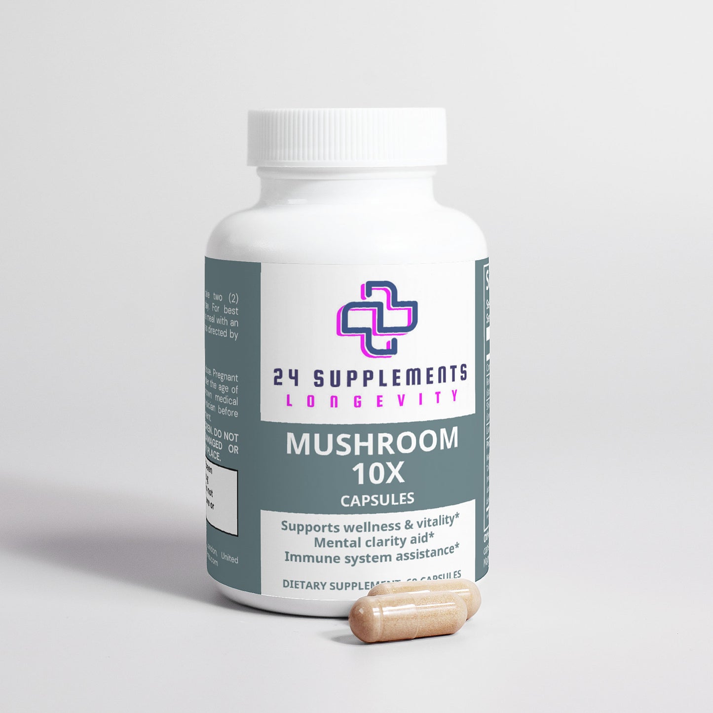 Mushroom Complex 10 X – Unterstützung von kognitiven Fähigkeiten, Energie und Immunsystem