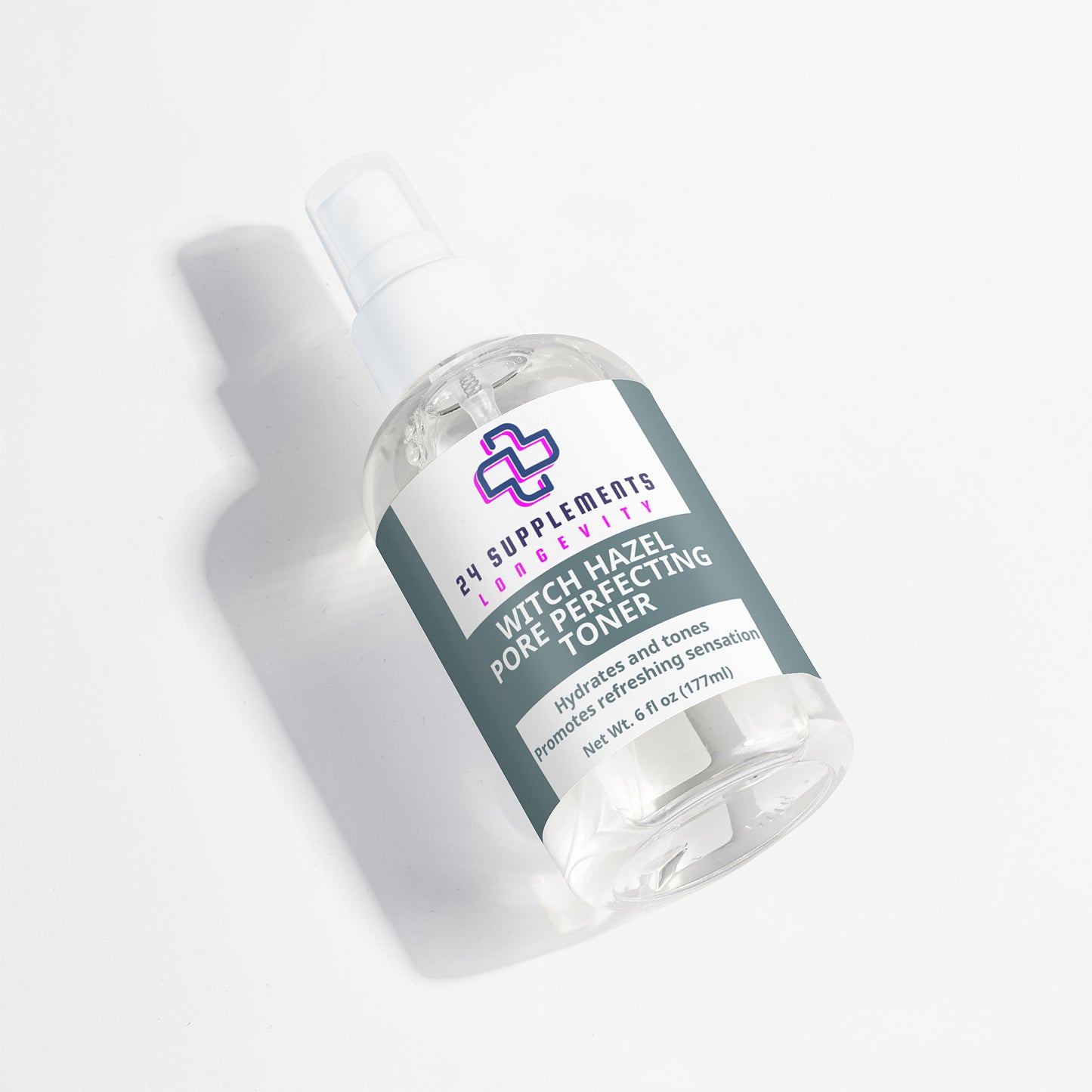 Witch Hazel Pore Perfecting Toner | Anti-Aging Hydration | 24Supplements