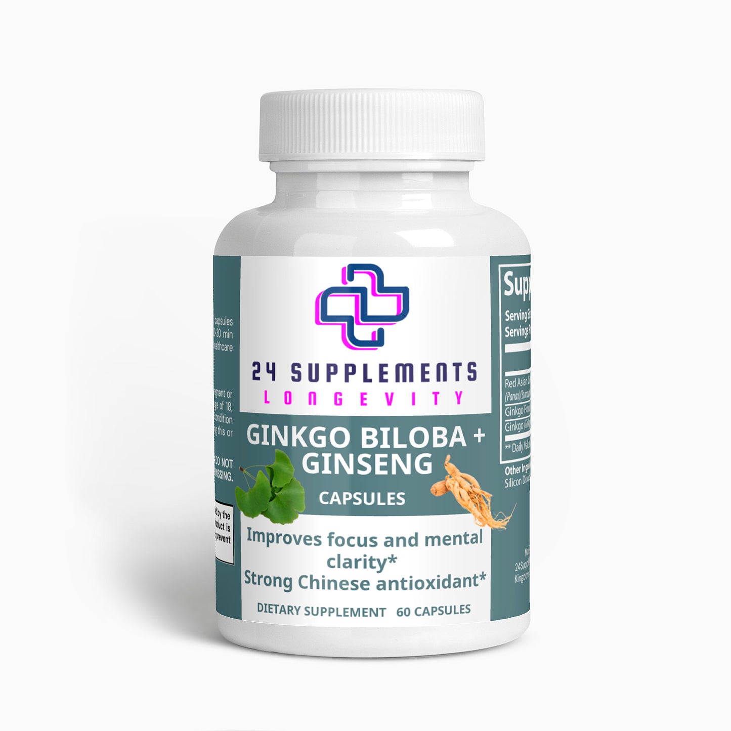 Ginkgo Biloba + Ginseng | Longevity & Cognitive Support