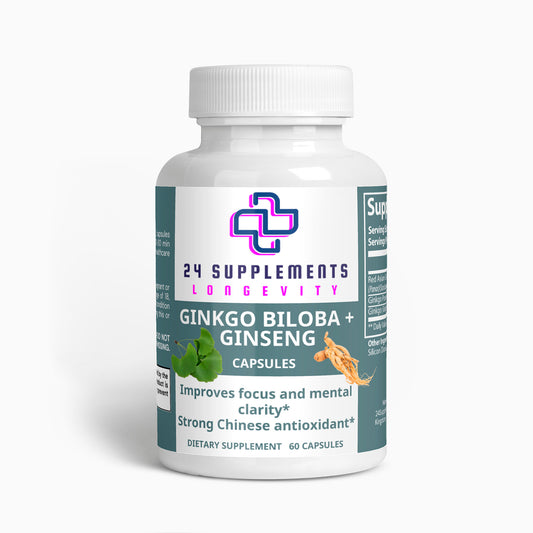 Ginkgo Biloba + Ginseng | Longevidad y apoyo cognitivo 