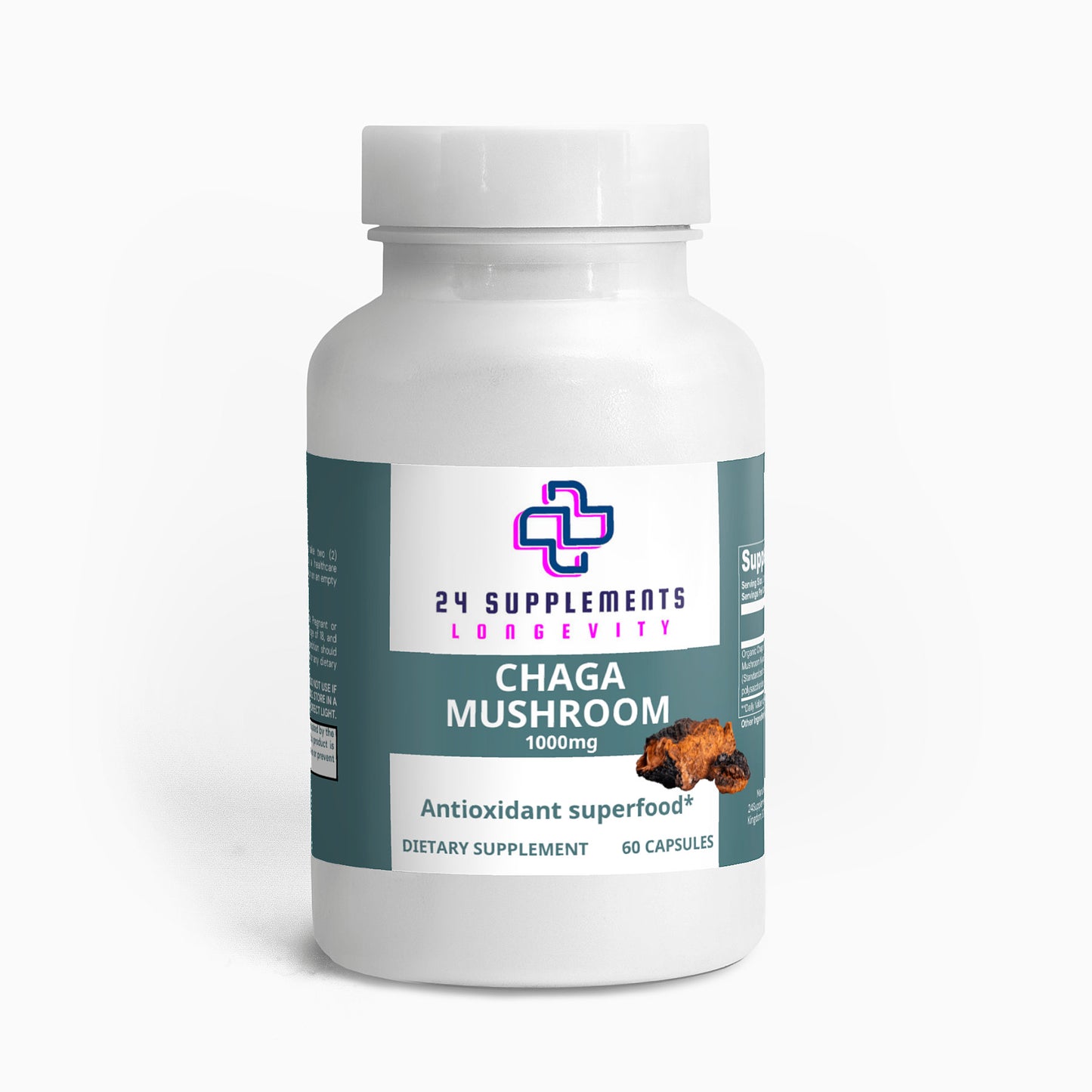 Chaga Mushroom Extract Capsules | Antioxidant & Immune Support