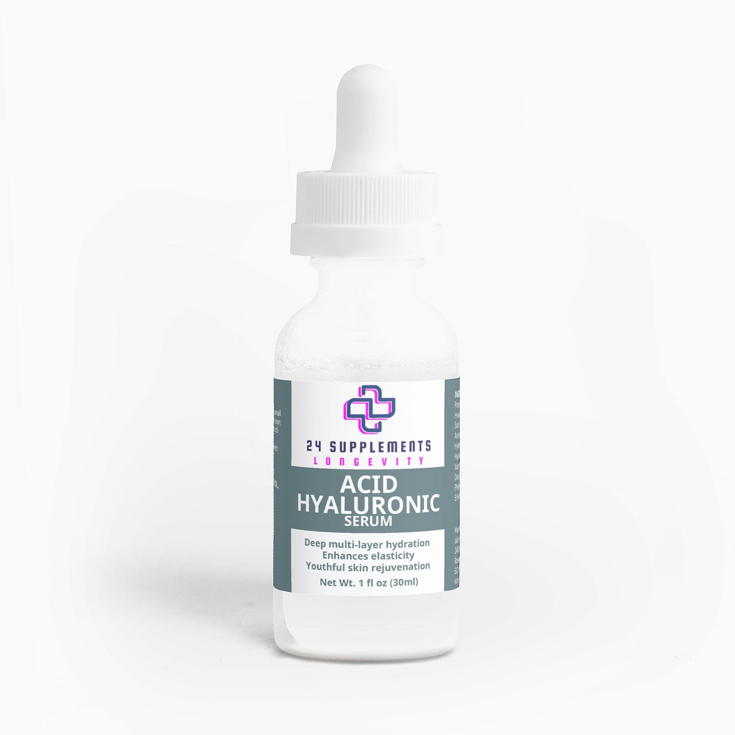 ACID HYALURINOIC SERUM bottle BY 24Supplements