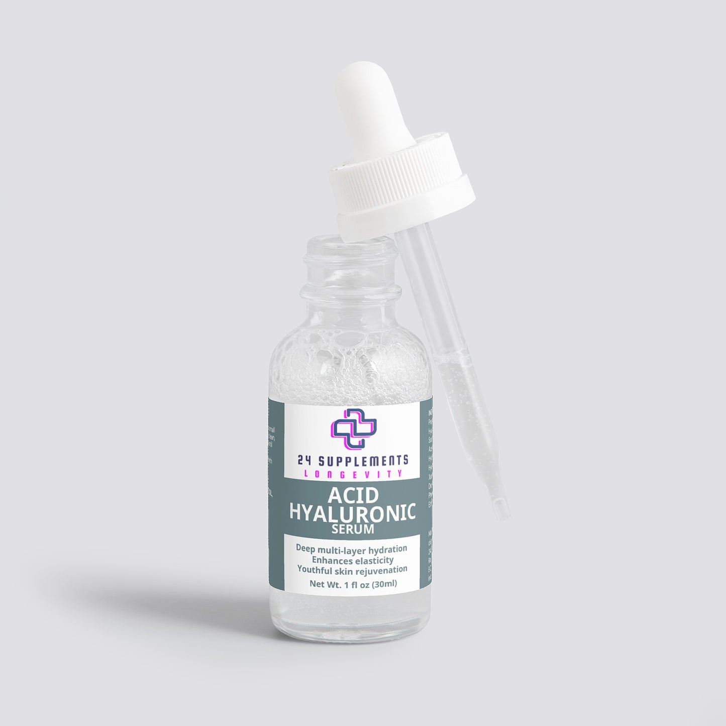 ACID HYALURINOIC SERUM bottle BY 24Supplements