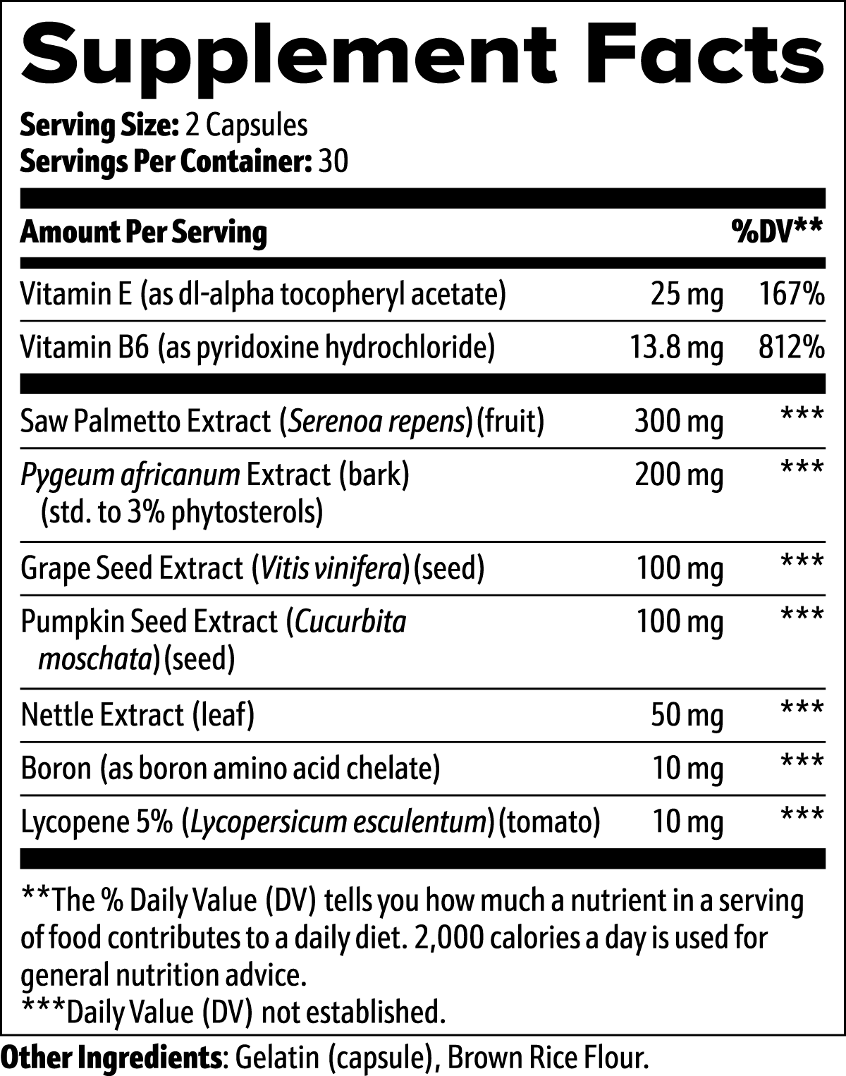 Verpackung von Nahrungsergänzungsmitteln zur Prostataunterstützung | 24Supplements