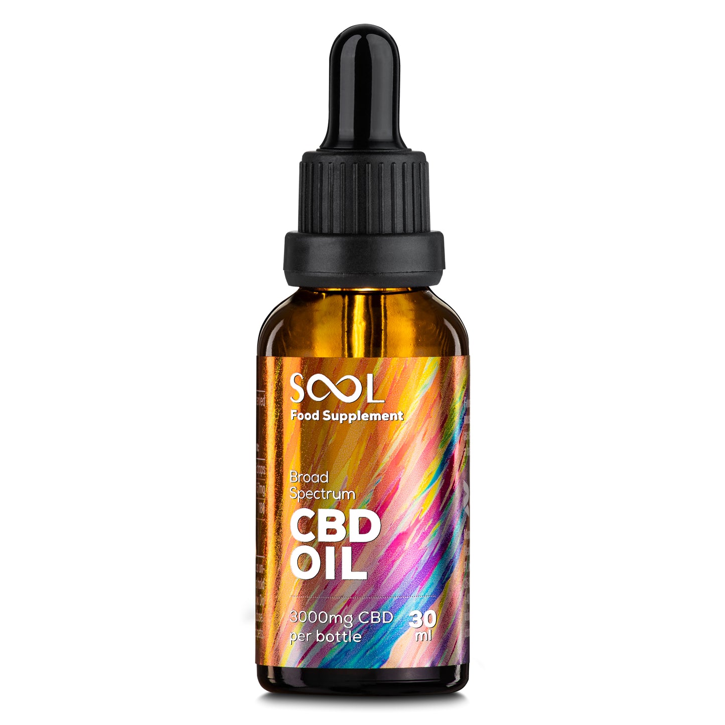 Broad Spectrum CBD Oil 3000mg | High-potency THC-free CBD for wellness at 24Supplements.