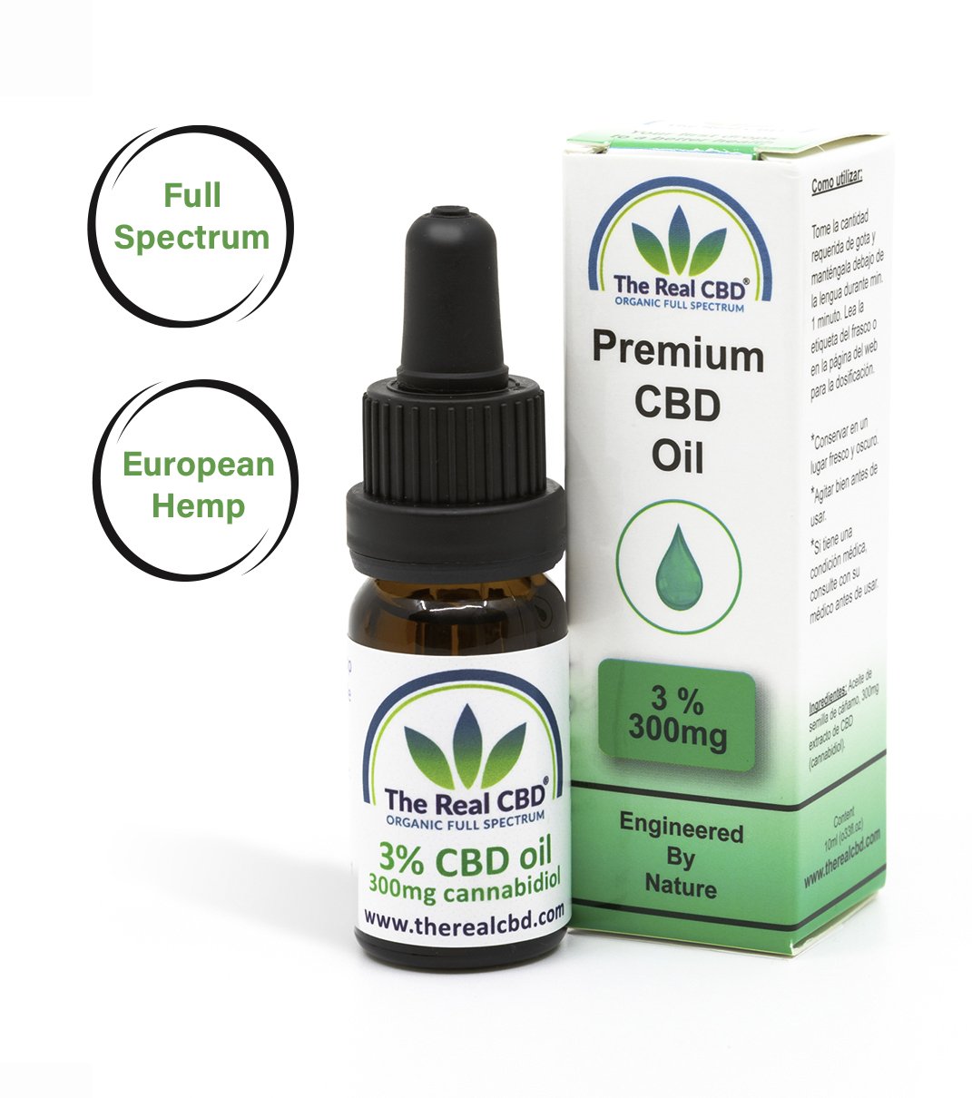 3% Pure CBD Oil 300mg | Gentle, high-quality CBD oil for daily wellness at 24Supplements.