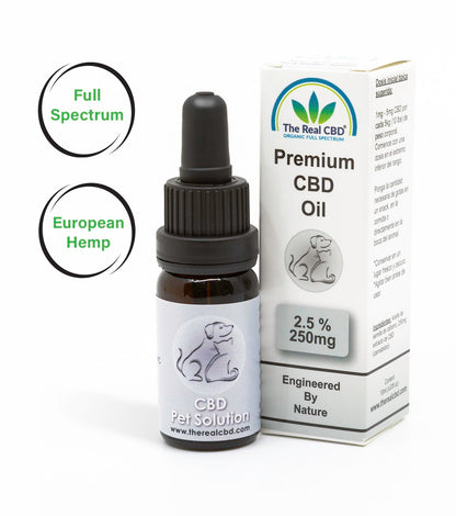 2.5% CBD Oil for Pets – Full Spectrum.