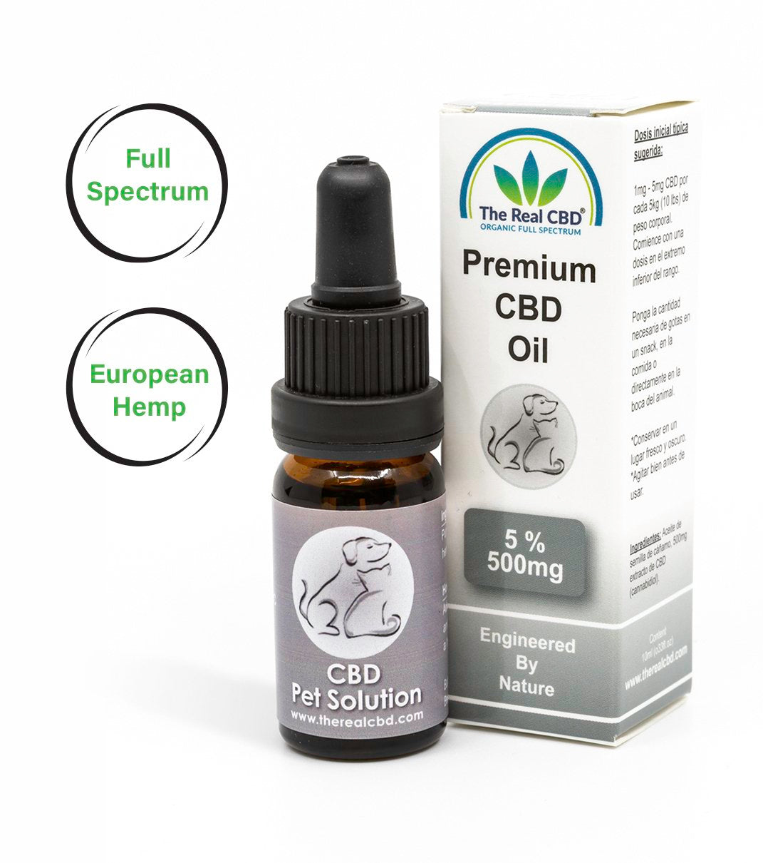 5% CBD Oil for Pets 500mg | Natural CBD oil for pet wellness at 24Supplements.