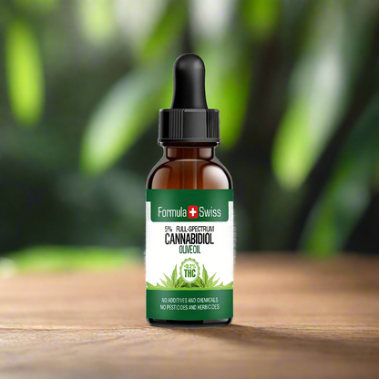 10% Full-Spectrum Organic CBD in Olive Oil | Vegan | 24Supplements