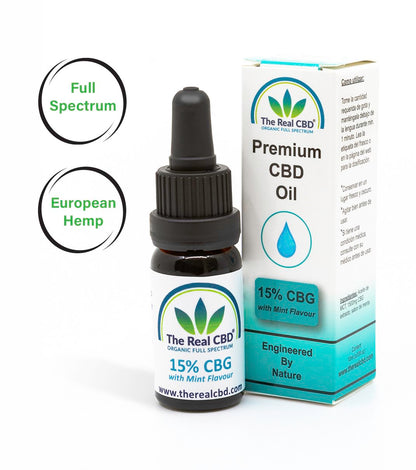 15% CBG Oil with Mint Taste - THC Free.