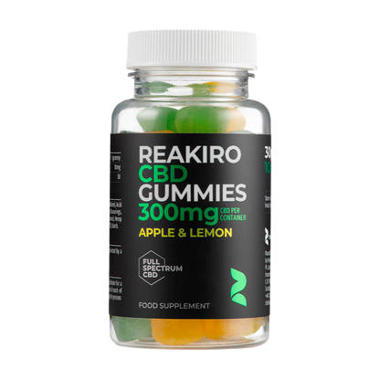 CBD Gummies 300 mg - Apple & Lemon.